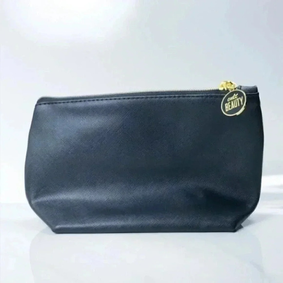 Cult Beauty Black Soft Fake Leather Bag - Picture 1 of 1